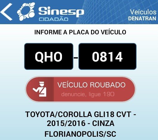 Dois assaltantes roubam veículo em Campos Novos
