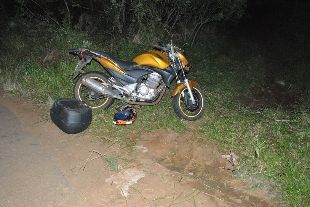 Colisão envolvendo carro e moto deixa pessoa ferida no Ibicuí