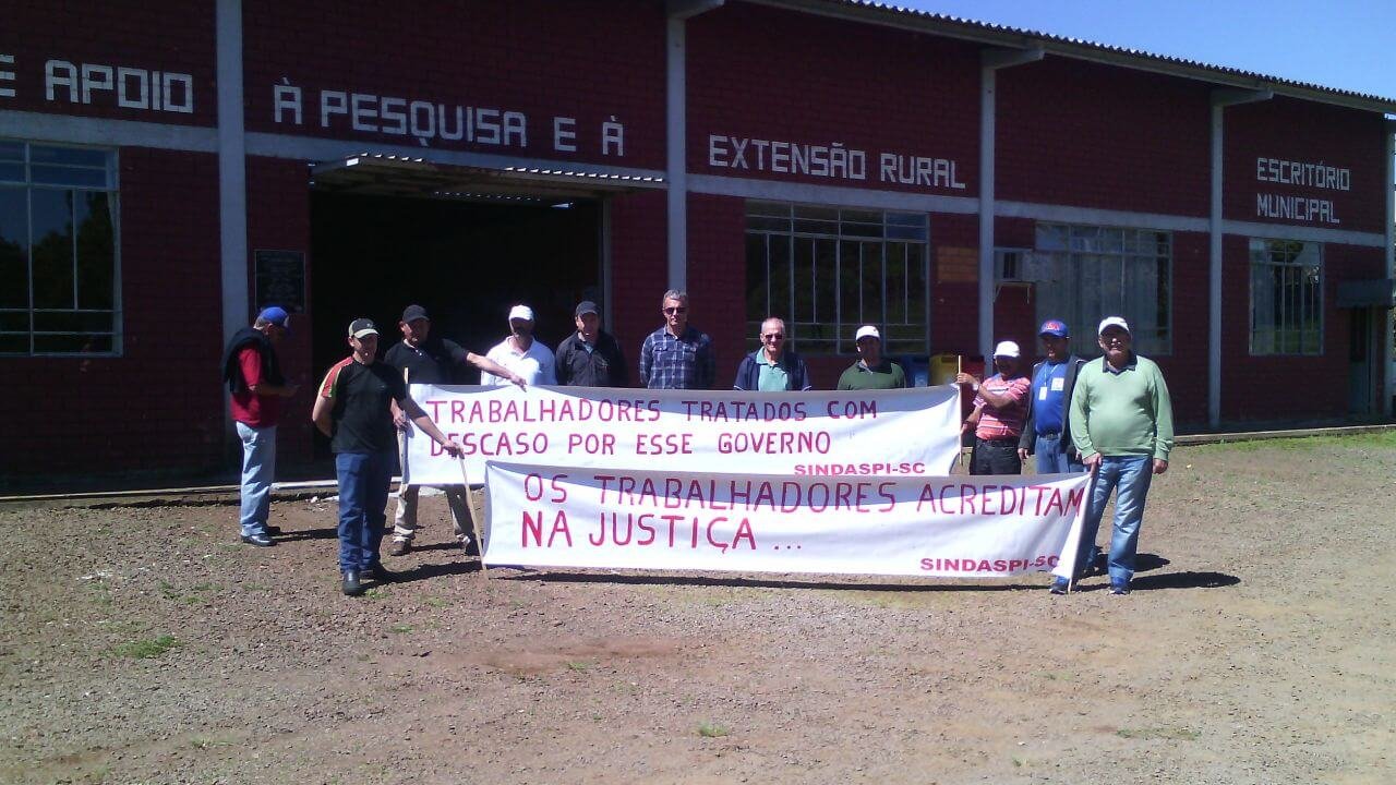 ​Trabalhadores na Cidasc e Epagri mantêm agenda de mobilizações