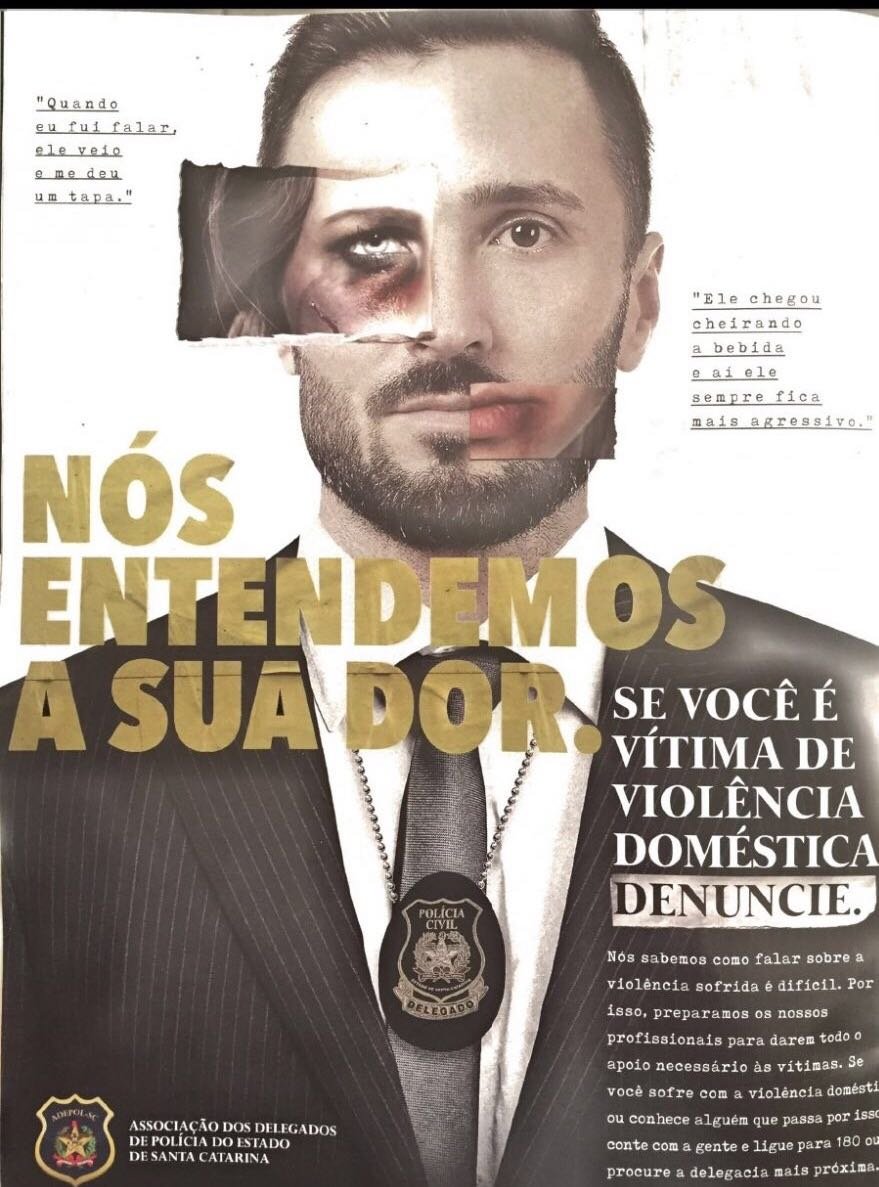 ADEPOL-SC lança campanha em defesa da mulher vítima de violência