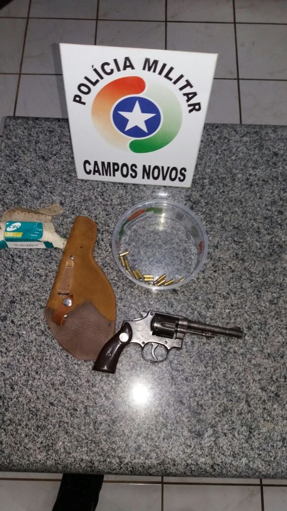 Prisão por embriagues, porte ilegal e disparo de arma de fogo