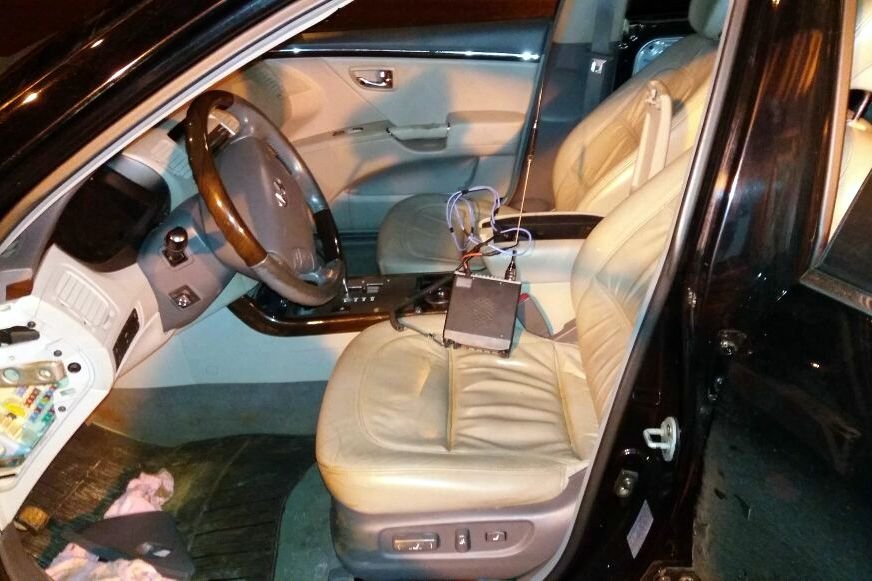 Preparado para transportar contrabando, carro roubado é apreendido na BR 282
