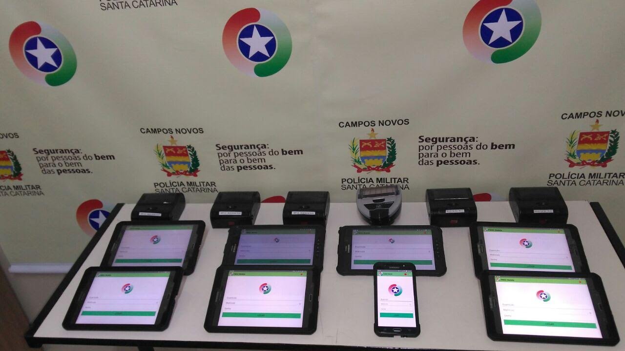 Polícia Militar de Campos Novos fiscaliza os apenados em regime aberto