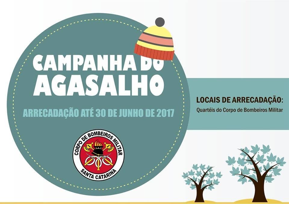 Solidariedade: Corpo de Bombeiros recebe donativos até 30 de junho em Campanha do Agasalho