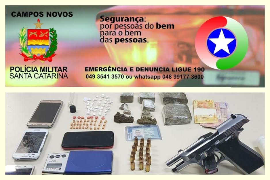 Camponovense é preso em Florianópolis