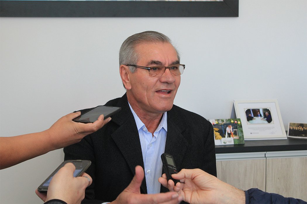 Presidente da Assembleia Legislativa Deputado Silvio Dreveck visita Campos Novos