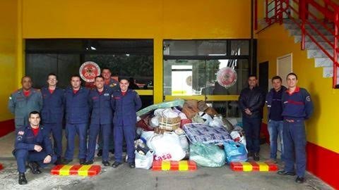 Corpo de Bombeiros arrecada cerca de 8 mil donativos em campanha do agasalho em CN