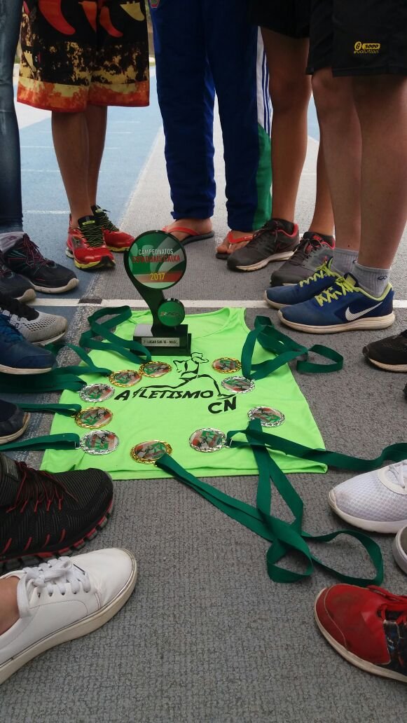 Associação Atletismo CN entre as três melhores de Santa Catarina