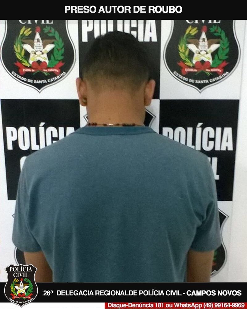 Polícia Civil cumpre mandado de prisão por roubo