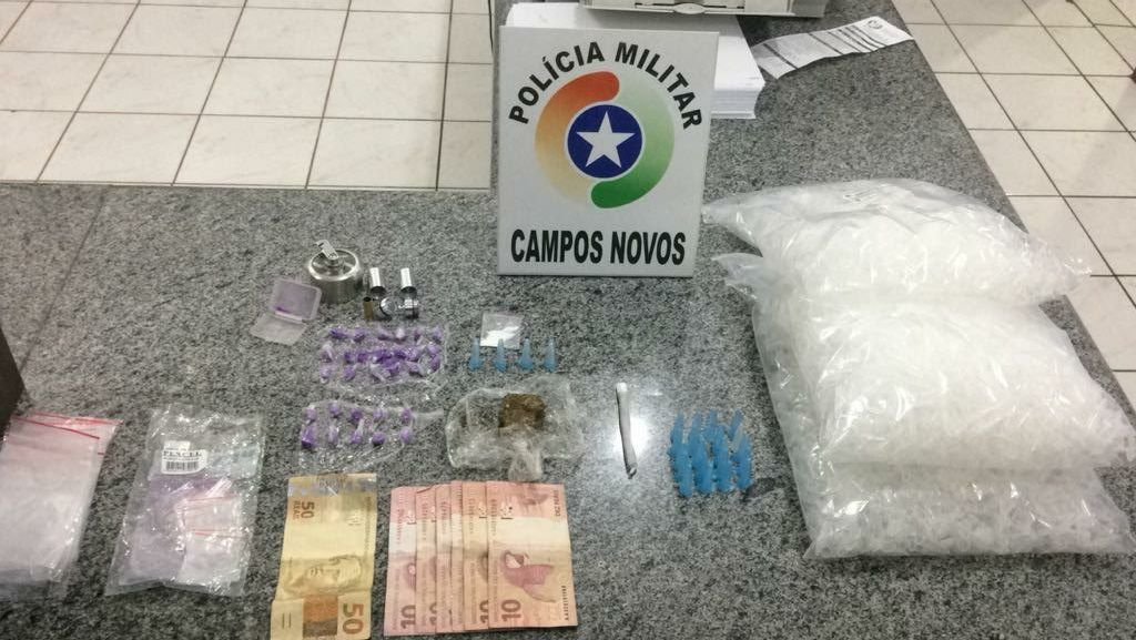 Ação de combate ao tráfico envolve Policiais Militares de Campos Novos, Videira e Tangará