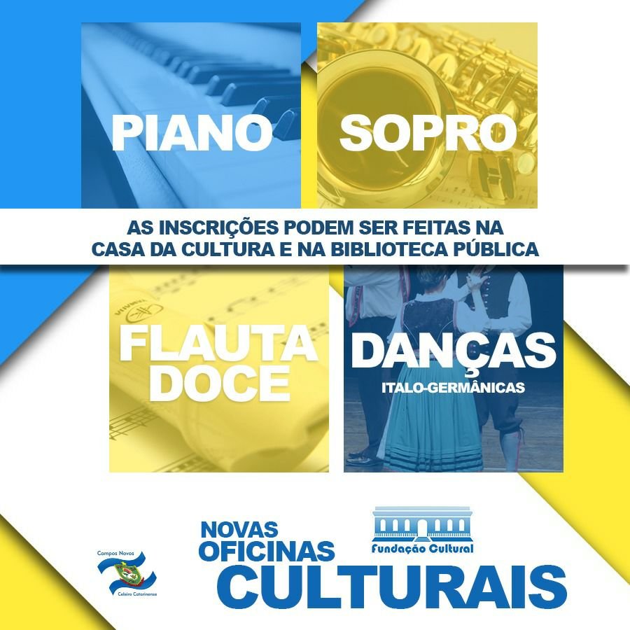 Fundação Cultural oferece novas oficinas culturais em 2018
