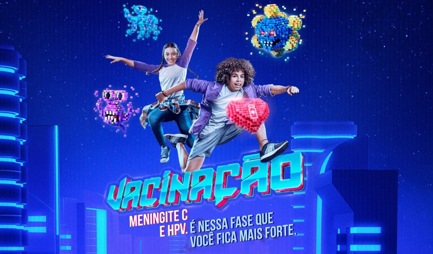 Campanha de vacinação contra meningite C e HPV