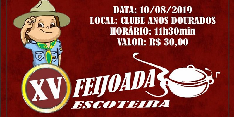 Grupo Escoteiro Araucária promove “15ª Feijoada Escoteira” neste sábado