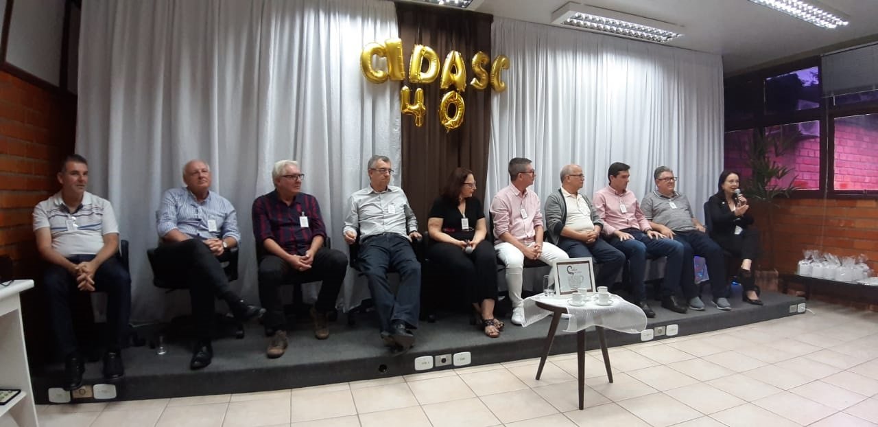 Cidasc celebra 40 anos de história no estado