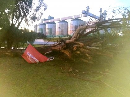 Bombeiros informam ações feitas no temporal de ontem
