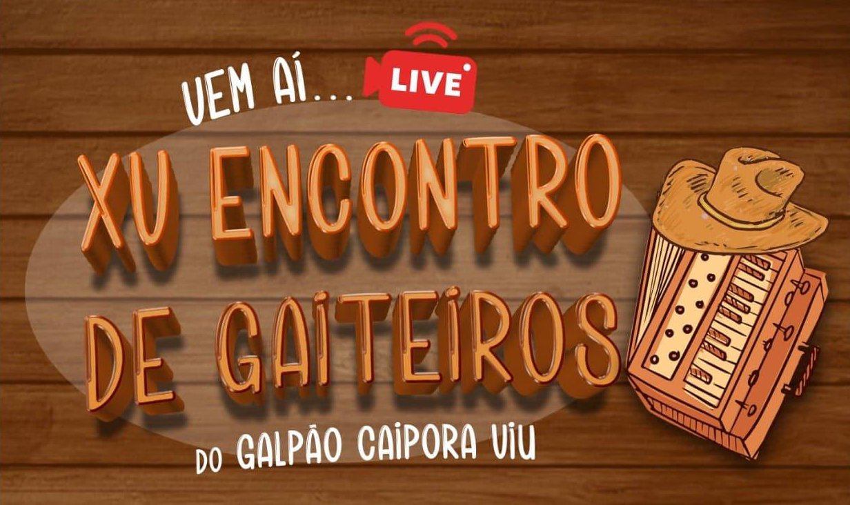 XV Encontro de Gaiteiros terá programação via LIVE