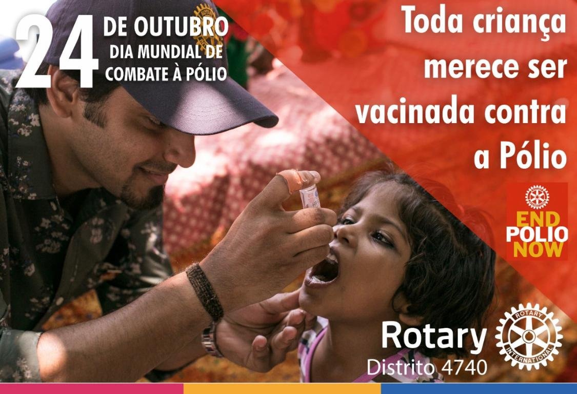 Rotary Distrito 4740 promove Super Live contra Pólio