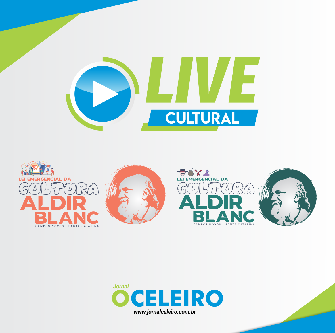 O Jornal ‘O Celeiro’ inicia a partir de amanhã, transmissões da LIVE CULTURAL.