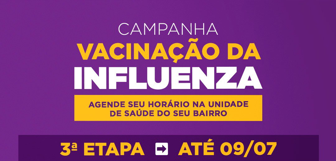 Campos Novos inicia a 3ª etapa da vacinação contra a gripe