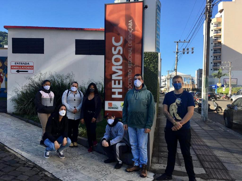 Colaboradores da BRF se mobilizam para doação de sangue