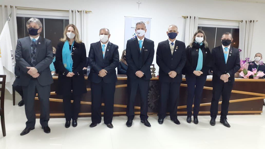 Mario Luiz Pegoraro assume a presidência do Rotary Club Campos Novos