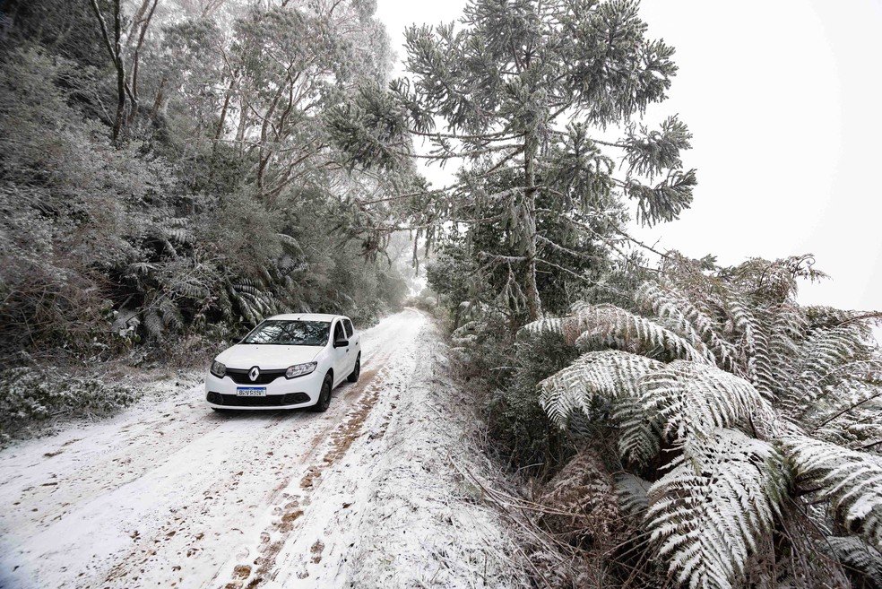 Campos Novos está entre as cidades com possibilidade de neve ou chuva congelada