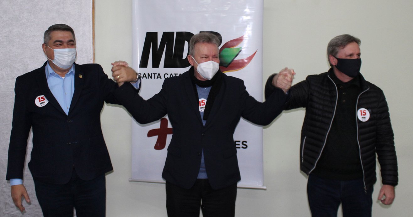 MDB recebe pré-candidatos a governo do estado em Campos Novos