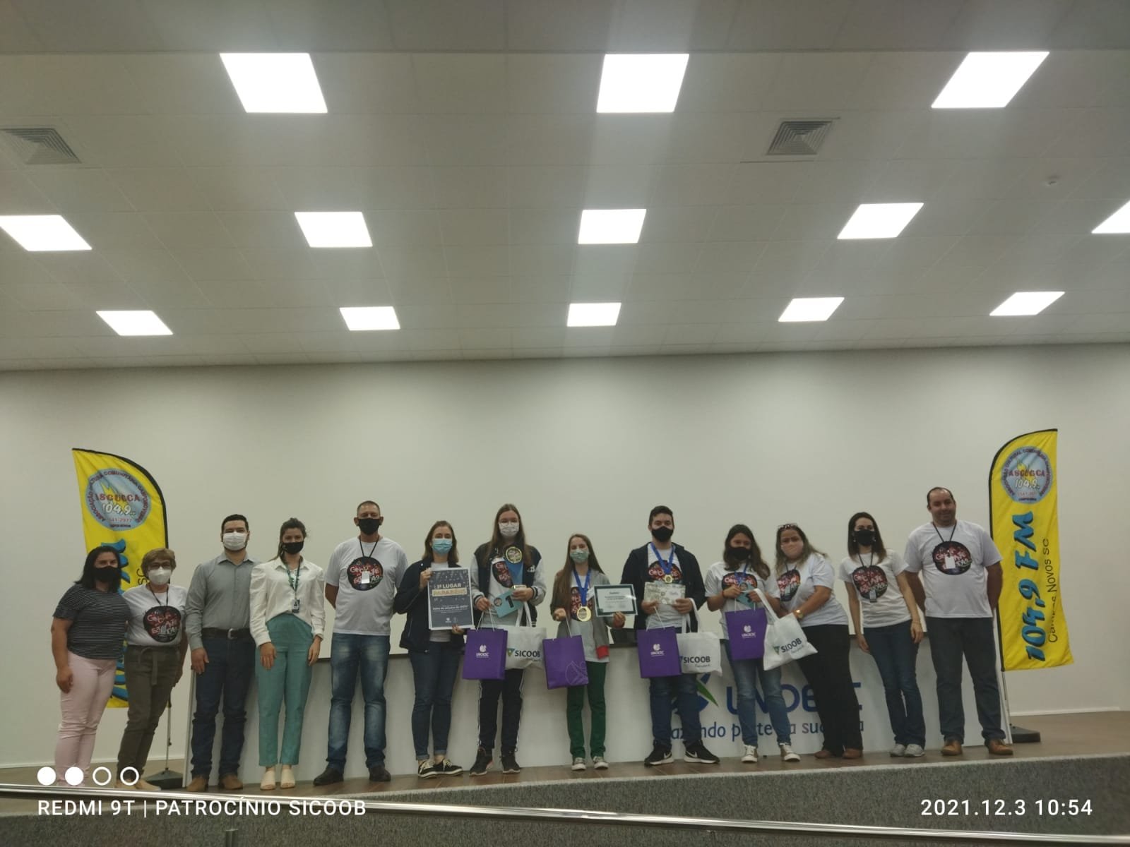 Sicoob apoia eventos onde a educação é promovida