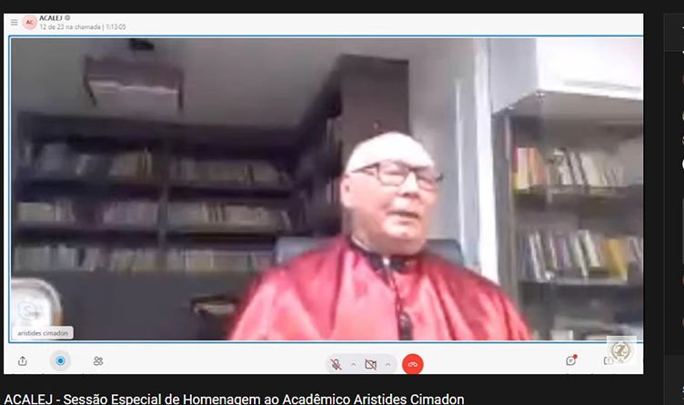 Professor Cimadon é homenageado pela Academia Catarinense de Letras Jurídicas (Acalej)