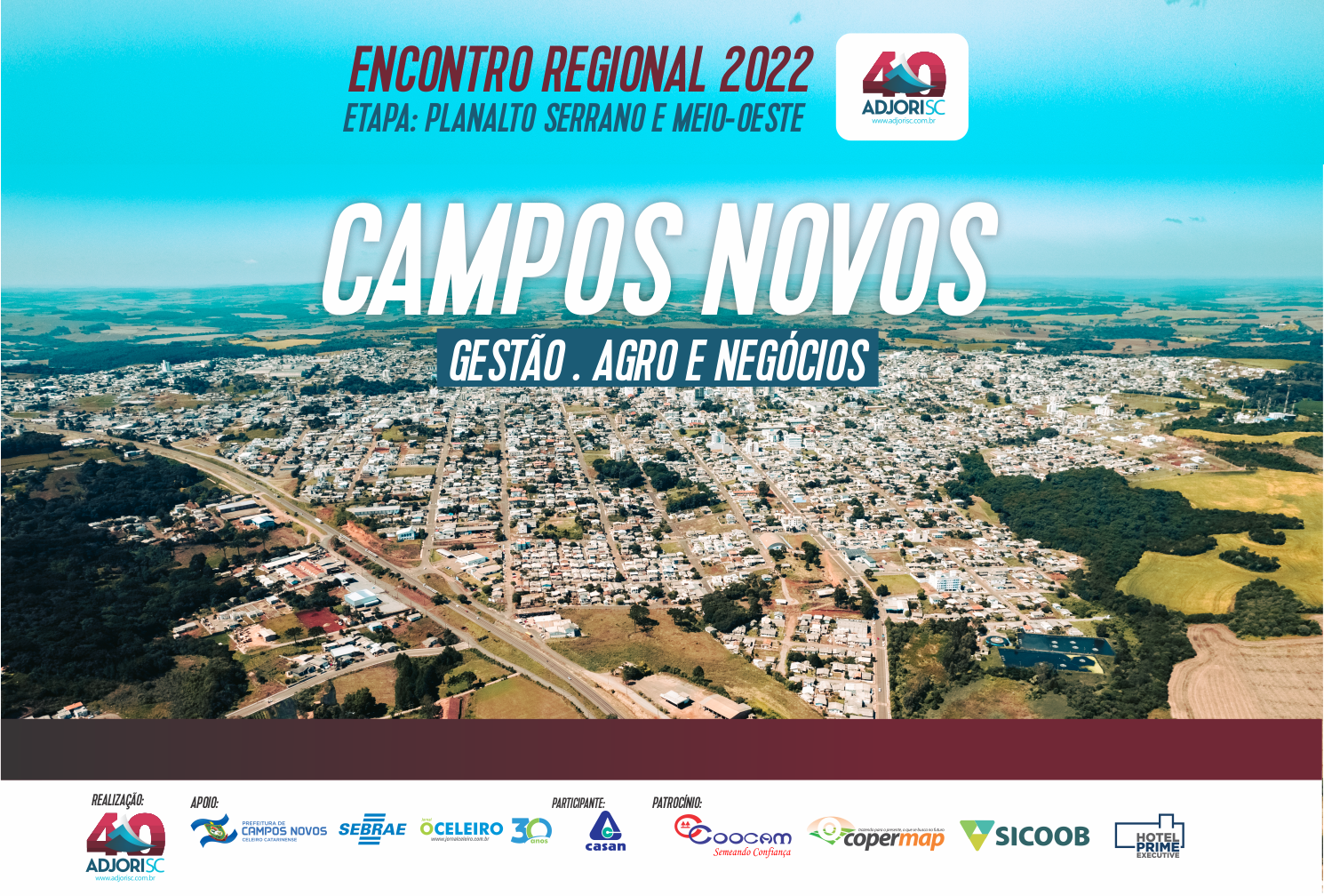 Campos Novos será palco de Encontro Regional de Jornais da ADJORI-SC