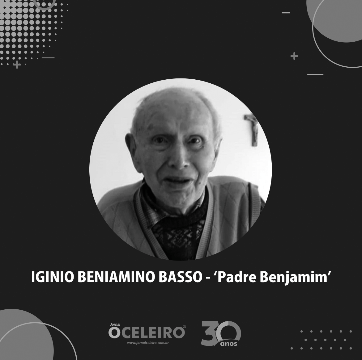 LUTO: Campos Novos perde Padre Benjamim
