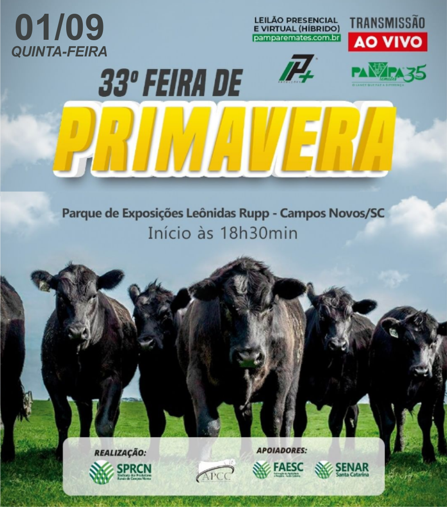 Sindicato dos Produtores Rurais realiza a 33ª Feira da Primavera