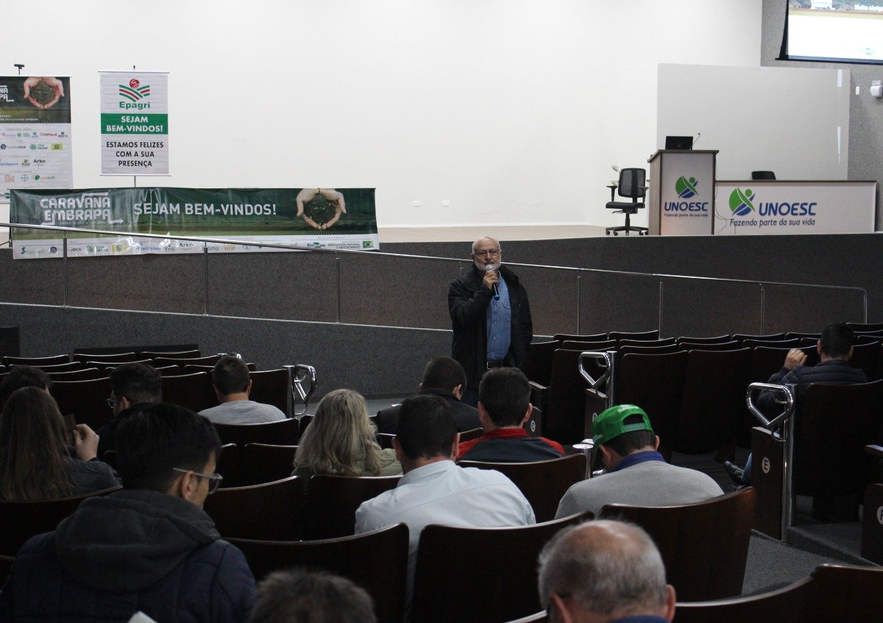 Caravana Embrapa apresenta em Campos Novos tecnologias para maior eficiência no uso de fertilizantes