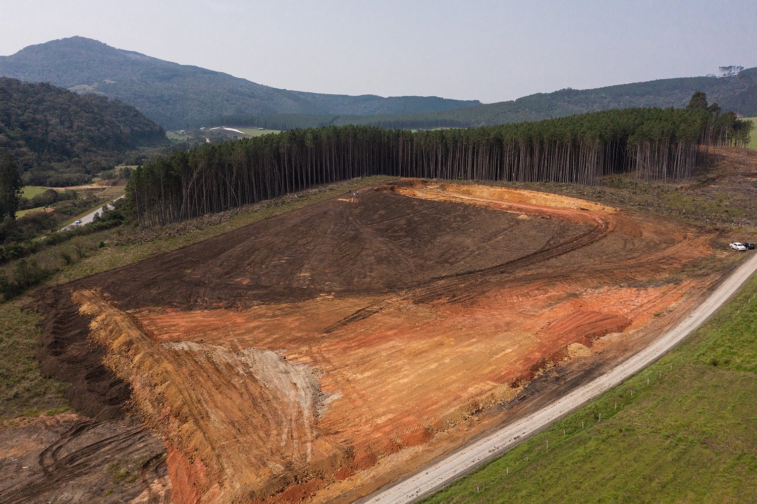 Copercampos inicia terraplanagem para construção de unidade em Bom Retiro/SC 