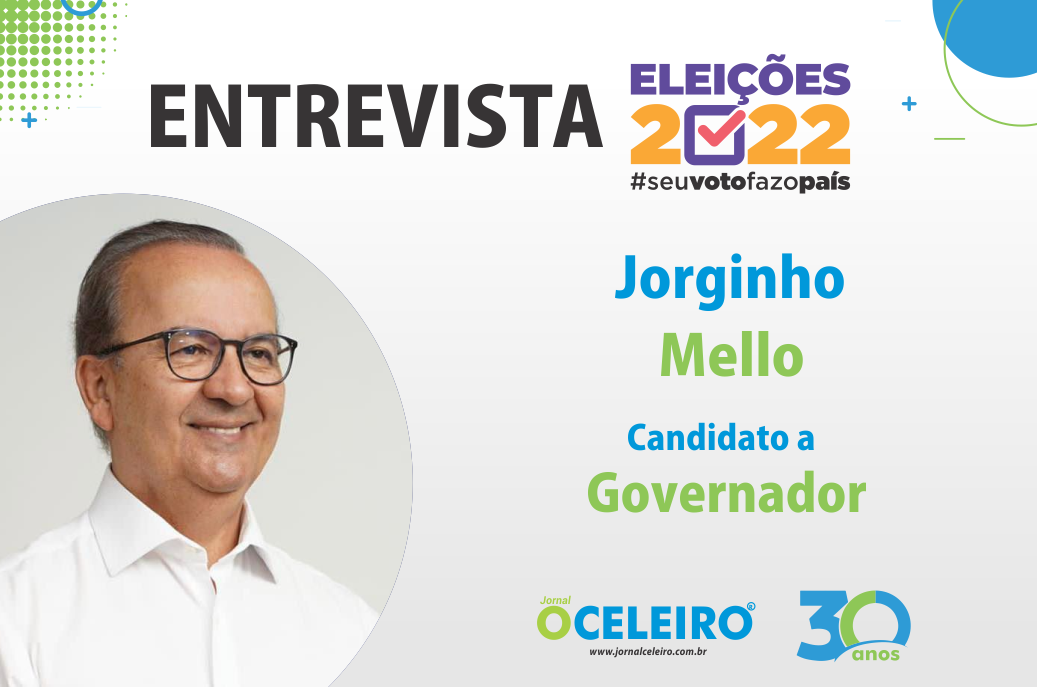 Jorginho Mello quer levar a experiência política e o fácil acesso às ...