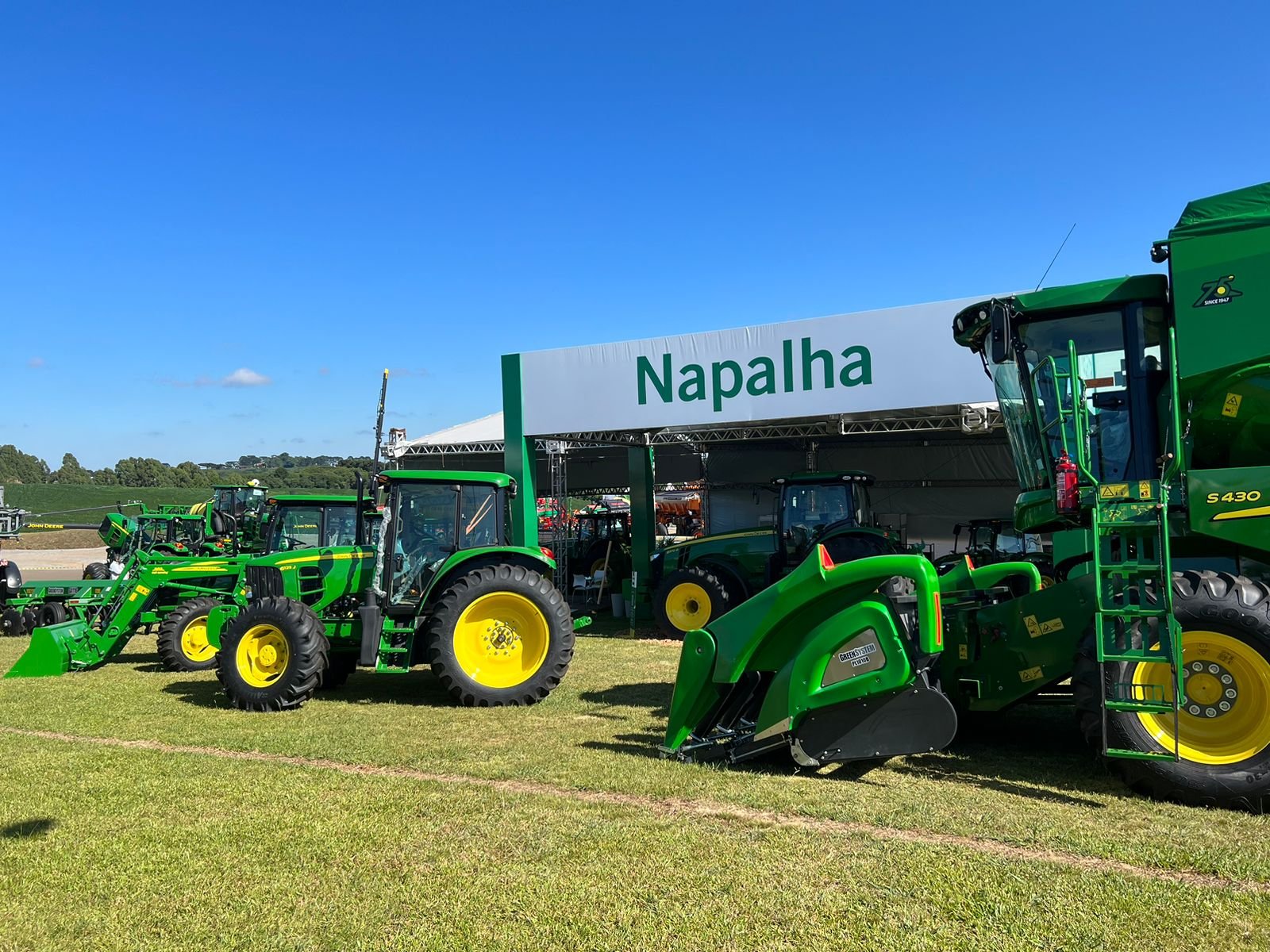 Napalha John Deere no Show Tecnológico Copercampos