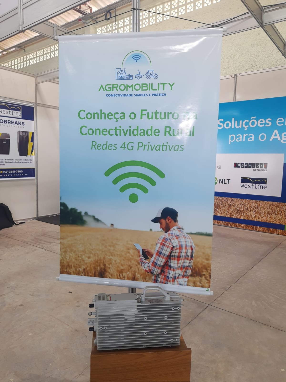 Agromobility lança no Show Tecnológico Copercampos Solução 4G privada para o homem do Campo