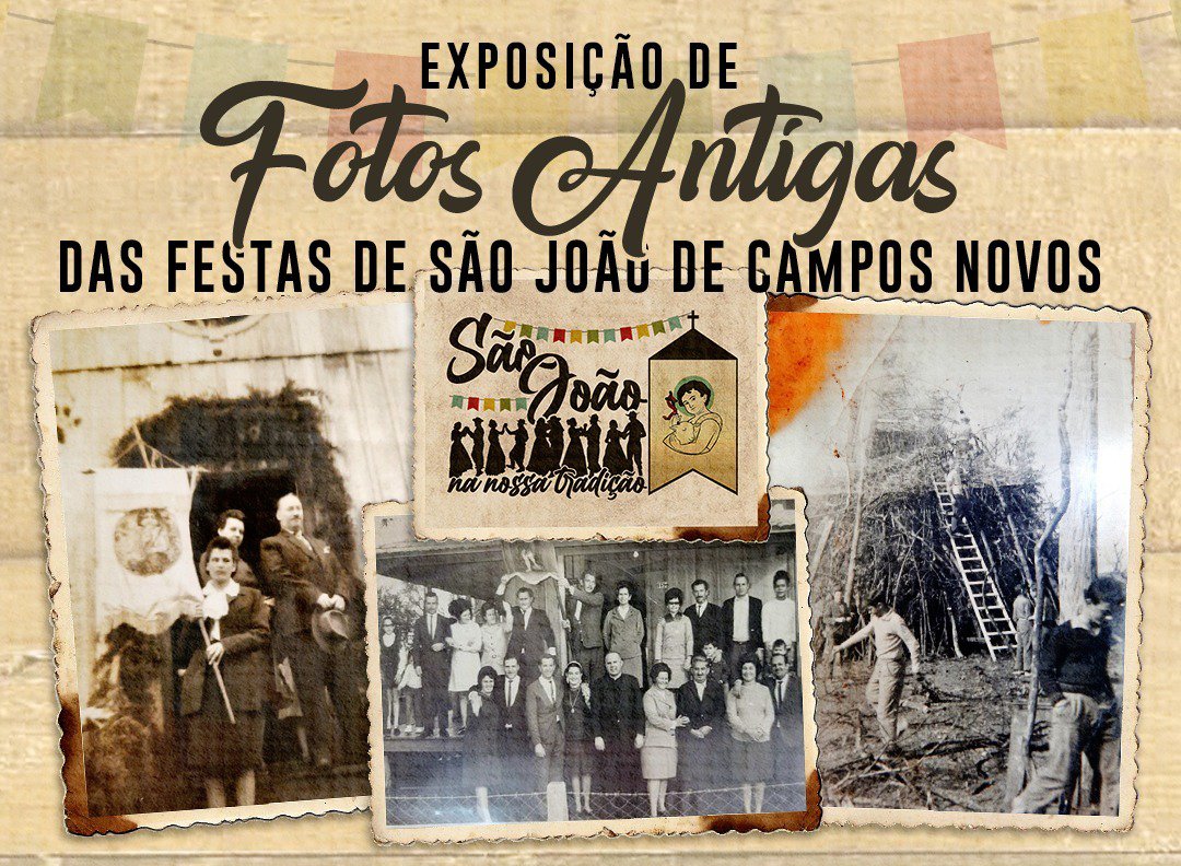 Projeto Cultural está buscando fotos antigas das comemorações de São João em Campos Novos