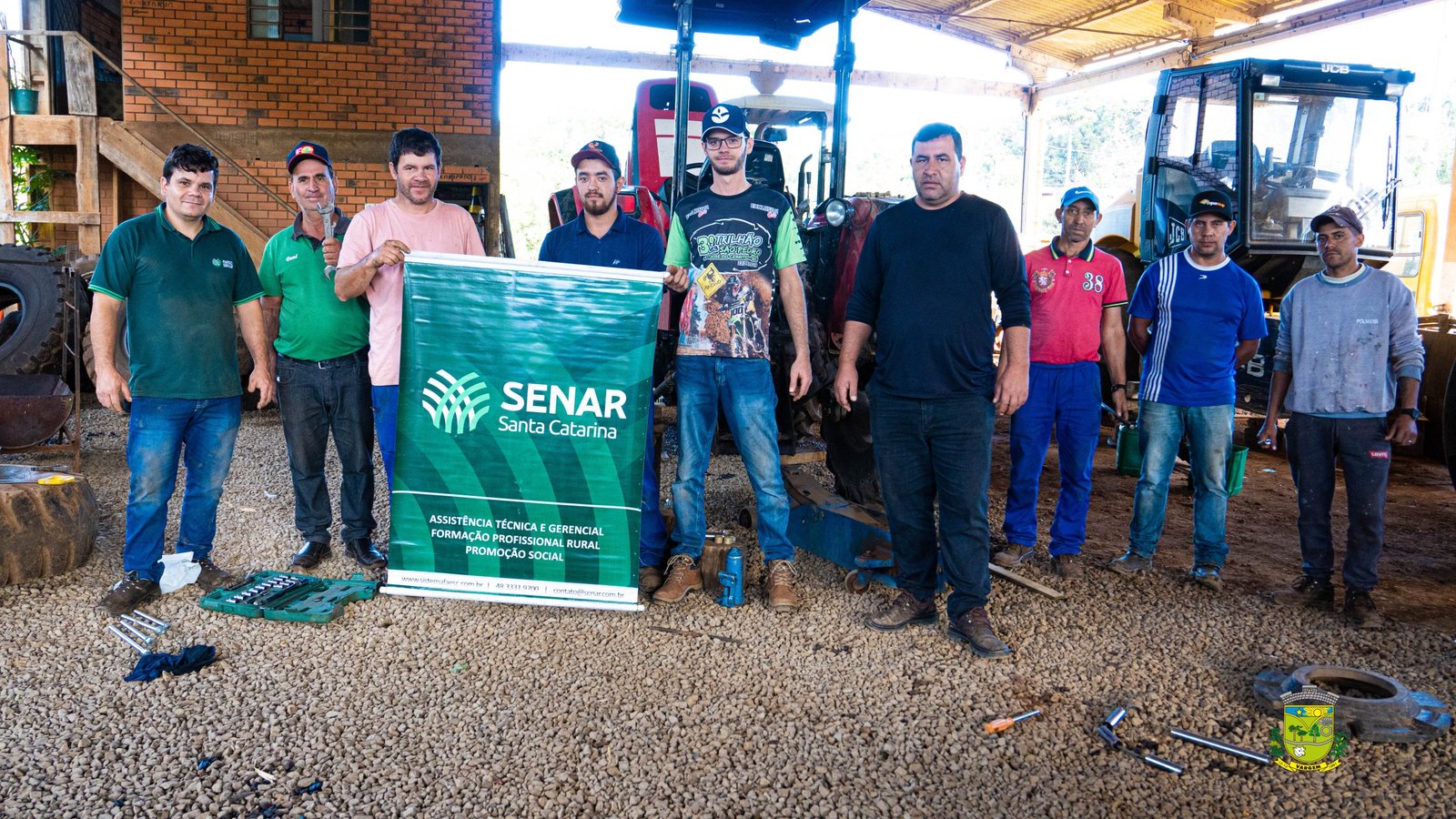 Servidores de Vargem participam de curso de manutenção de Tratores
