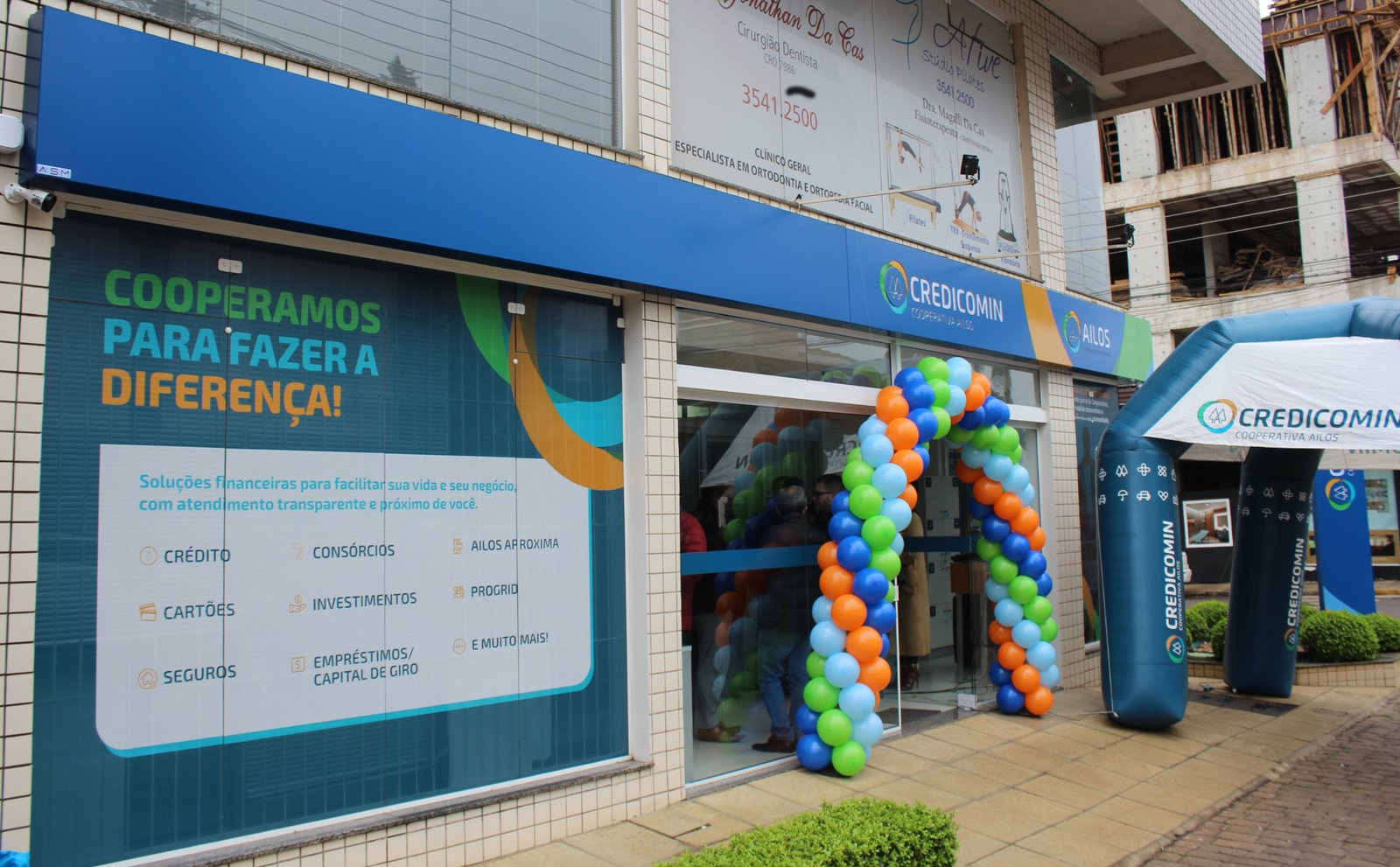Credicomin inaugura Posto de Atendimento em Campos Novos