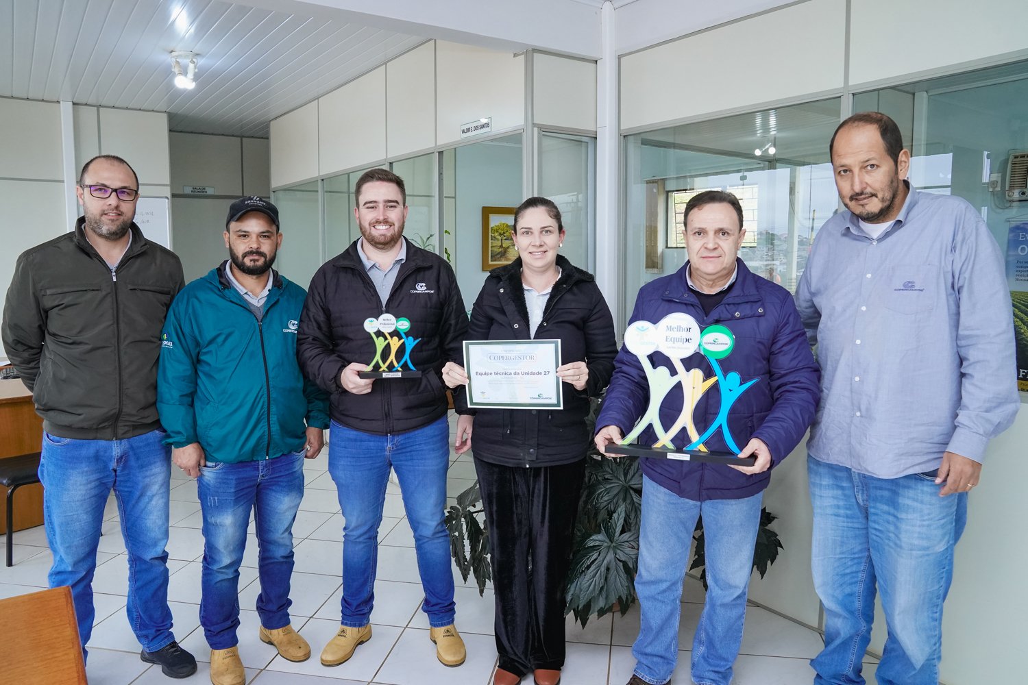 Técnicos da Copercampos são reconhecidos por desempenho no Programa Copergestor
