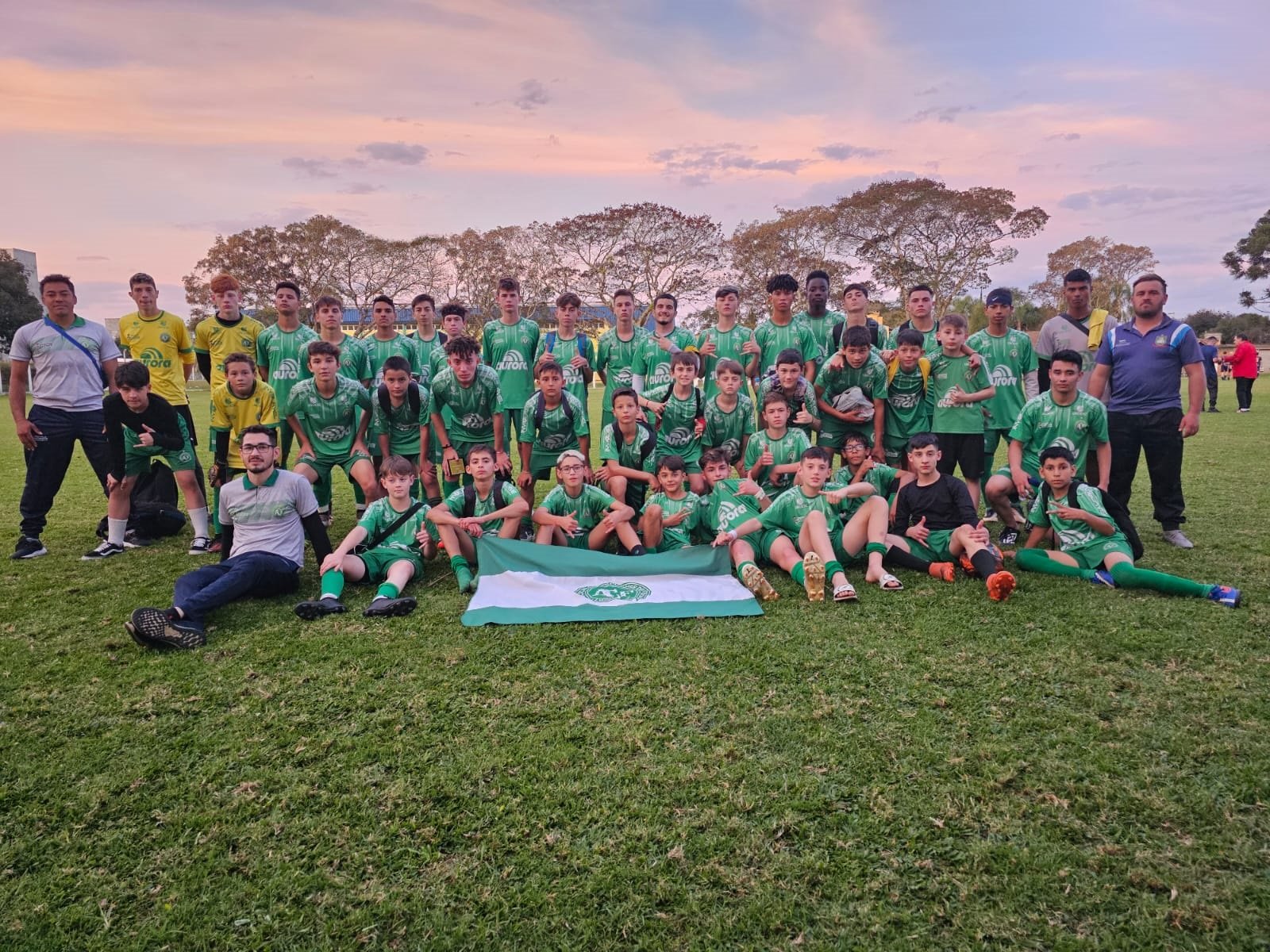 Escola da Chape de Campos Novos se prepara para competição no Uruguai