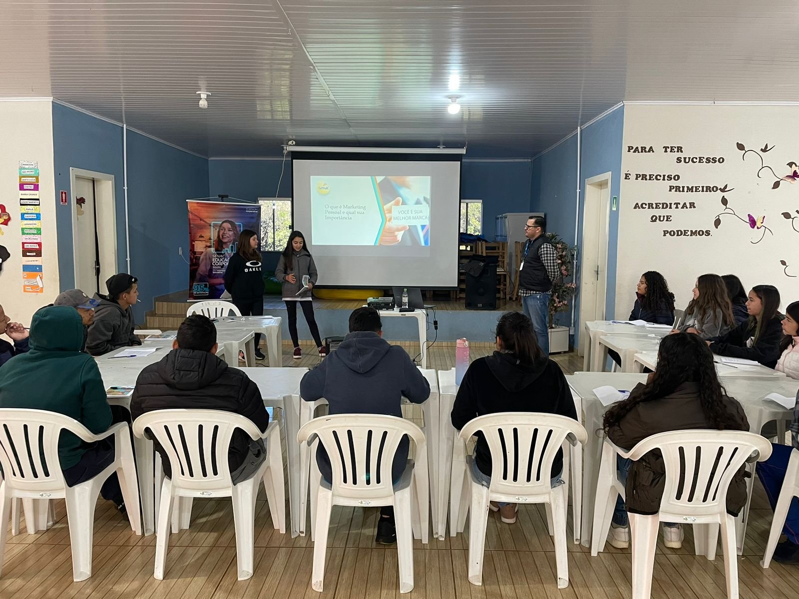 Jovens de Vargem iniciam Curso do Senac visando mercado de trabalho