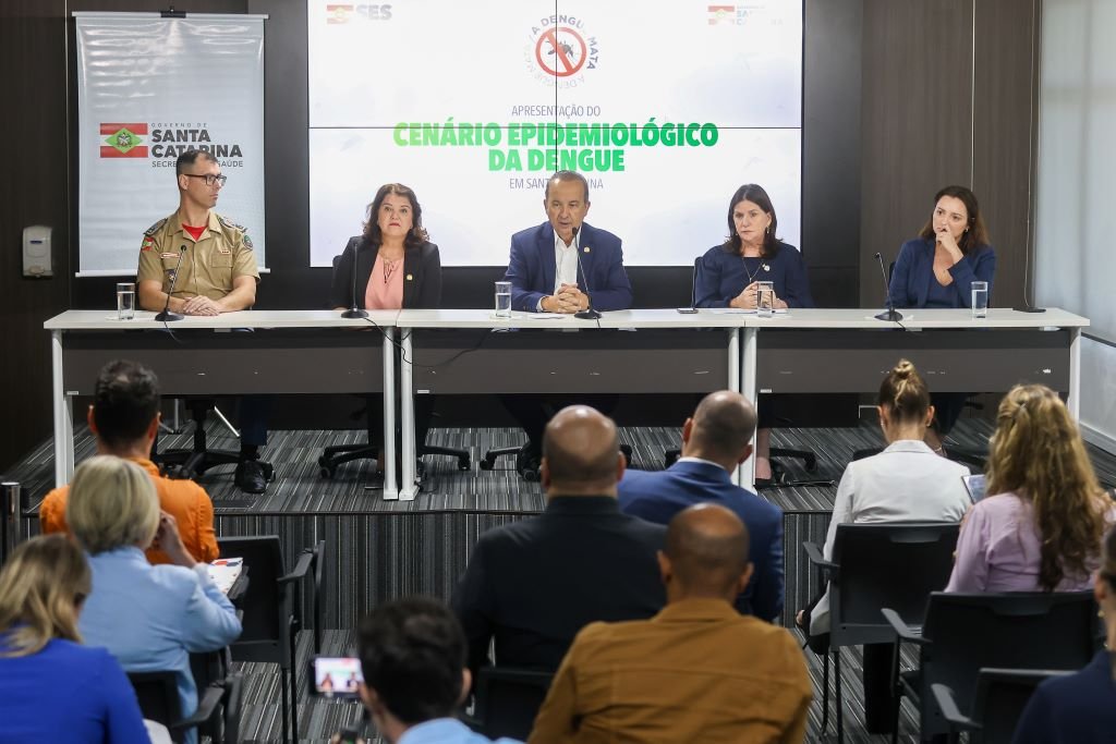 Governo de SC apresenta cenário epidemiológico da dengue e ações previstas para 2024