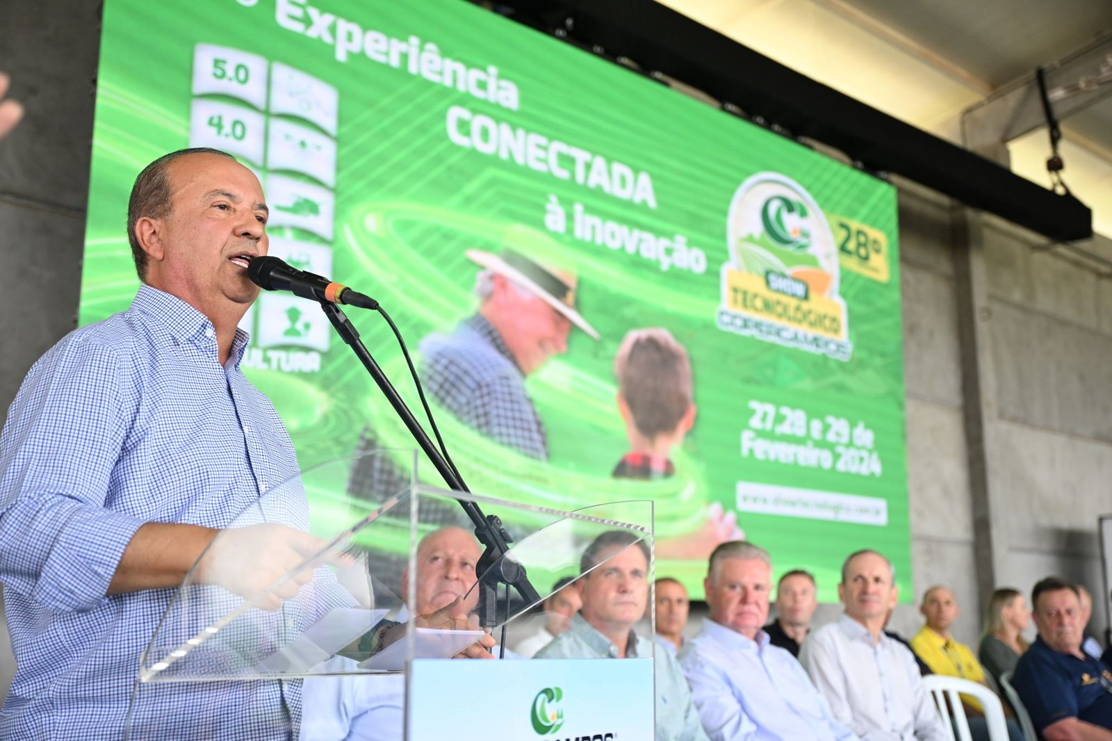 Jorginho Mello prestigia a abertura do 28° Show Tecnológico Copercampos