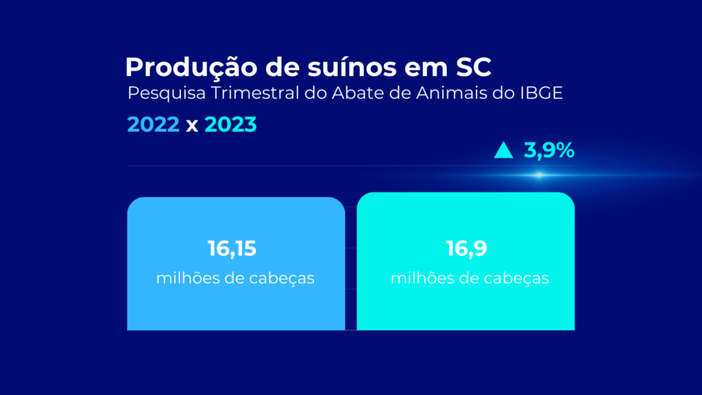 Santa Catarina amplia liderança na produção e exportação de carne suína em 2023