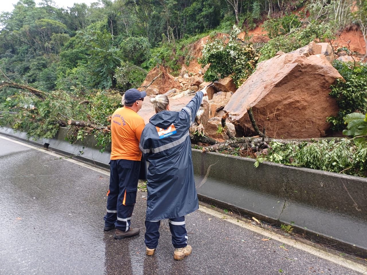 Grande Florianópolis é a região mais atingida pelas chuvas intensas