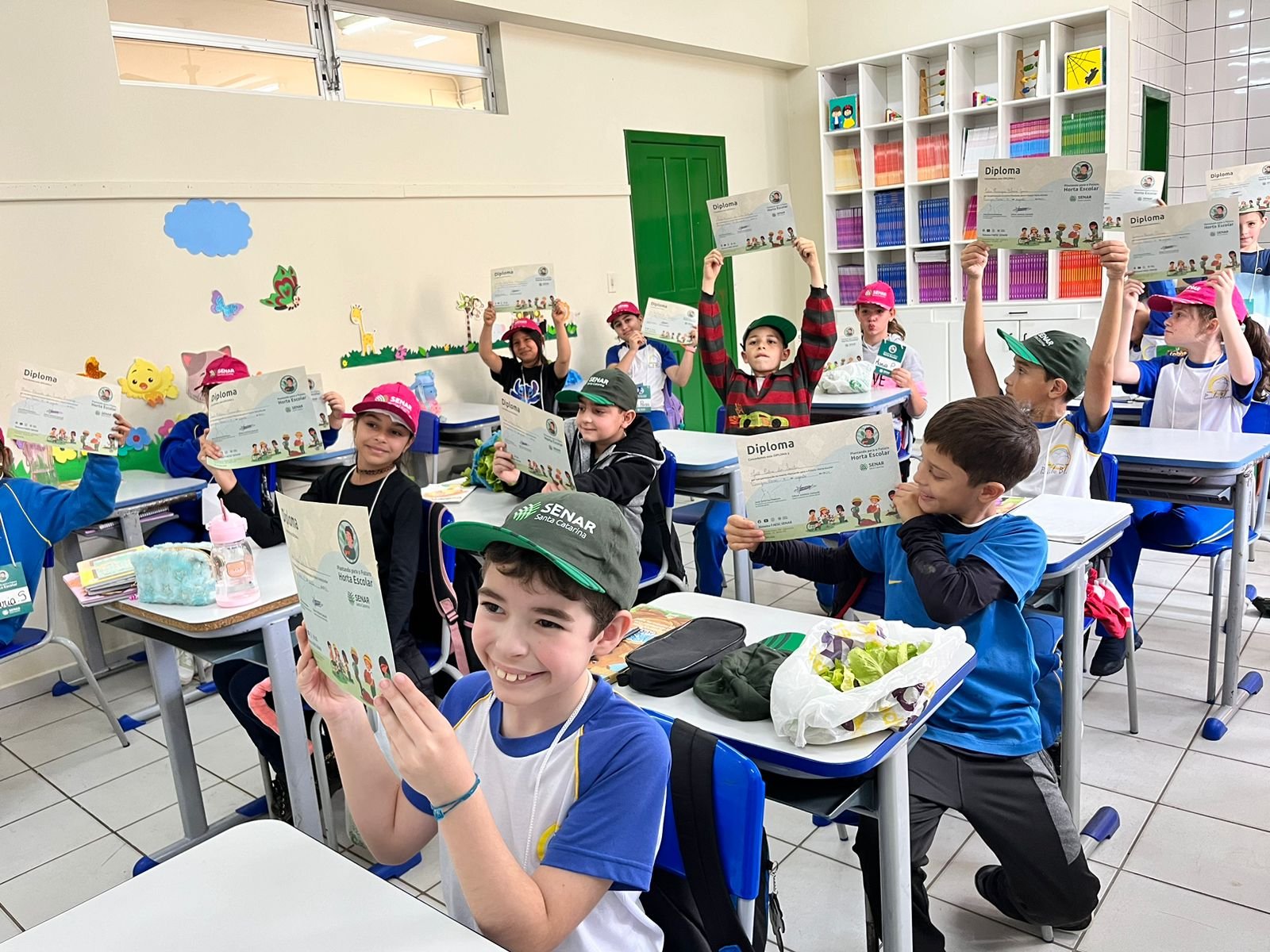 Alunos de Campos Novos comemoram sucesso do Programa ‘Plantando para o Futuro’