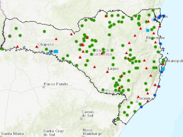 Site da Epagri/Ciram passa a oferecer download gratuito de dados meteorológicos