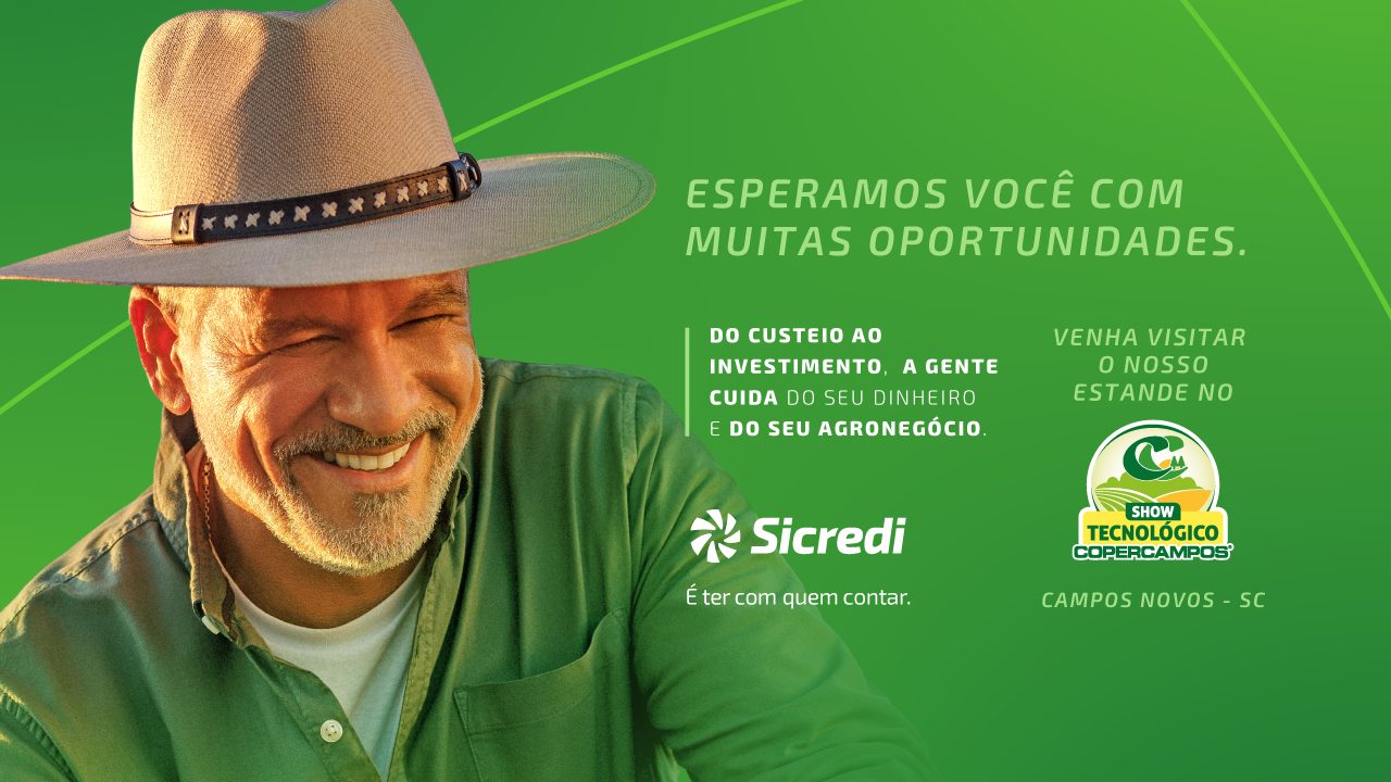 Sicredi estará presente no 29º Show Tecnológico Copercampos